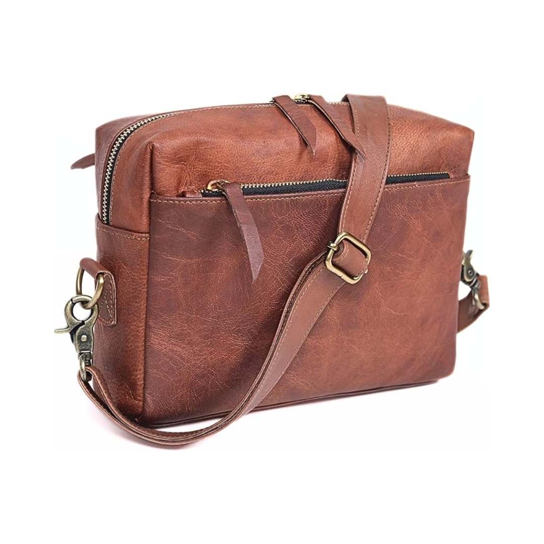 Crossbody Purse 3 Zipper