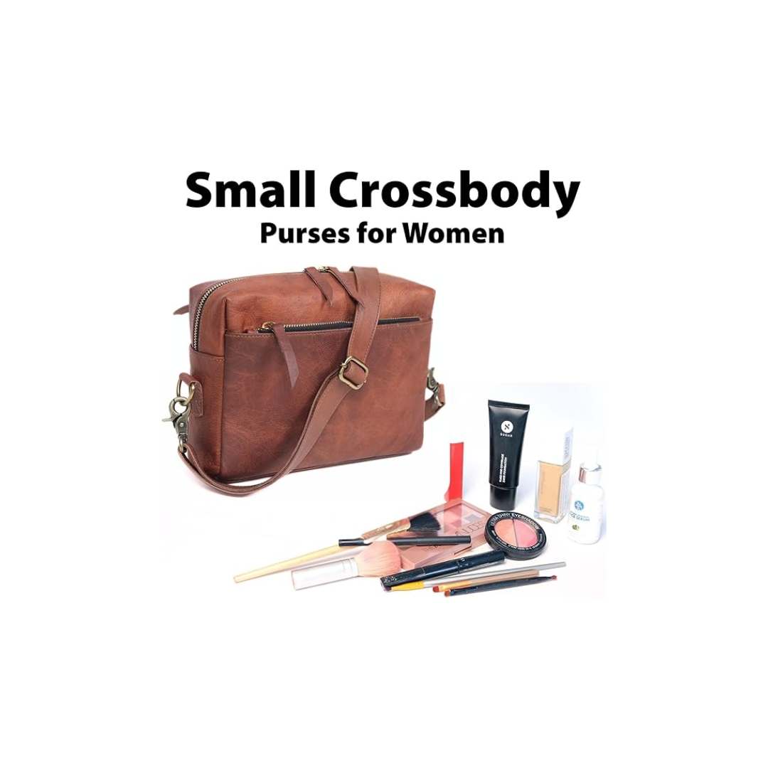 Crossbody Purse 3 Zipper