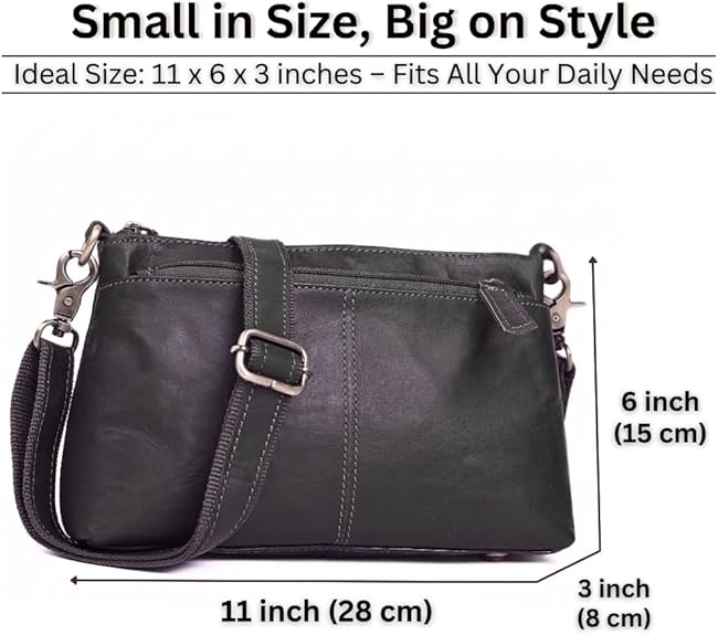 Zinria Small Black Purse