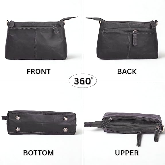 Zinria Small Black Purse