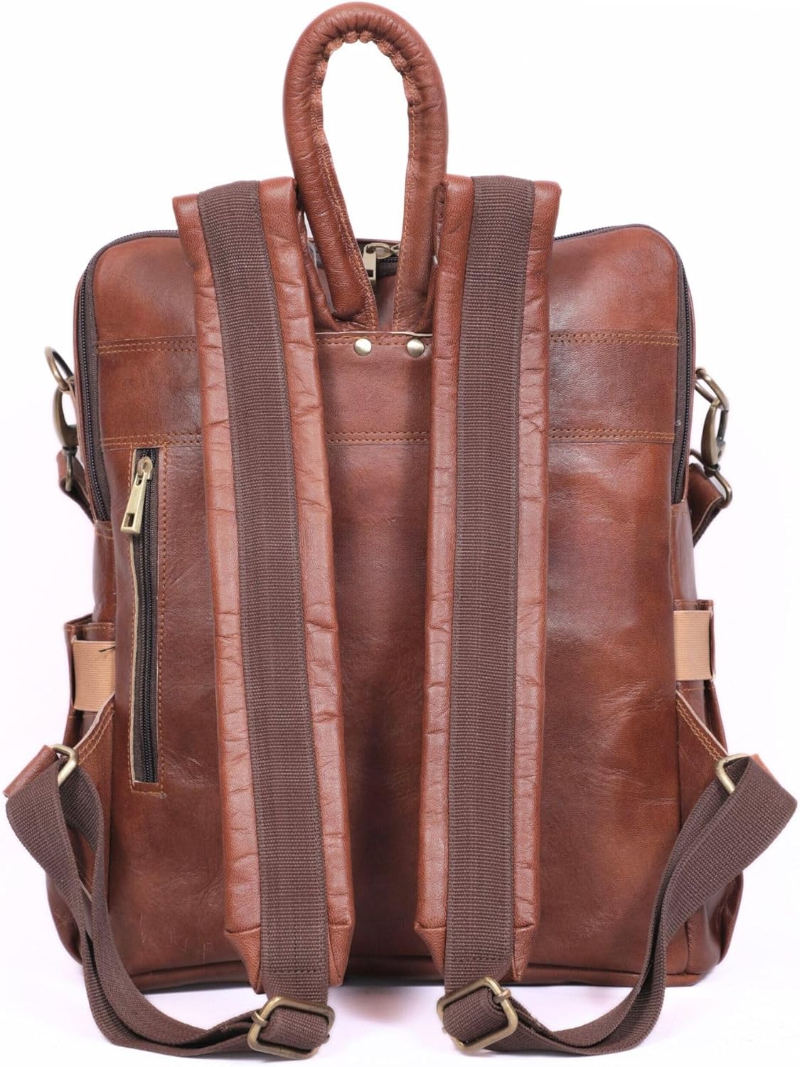 Brown Leather Women's Backpack