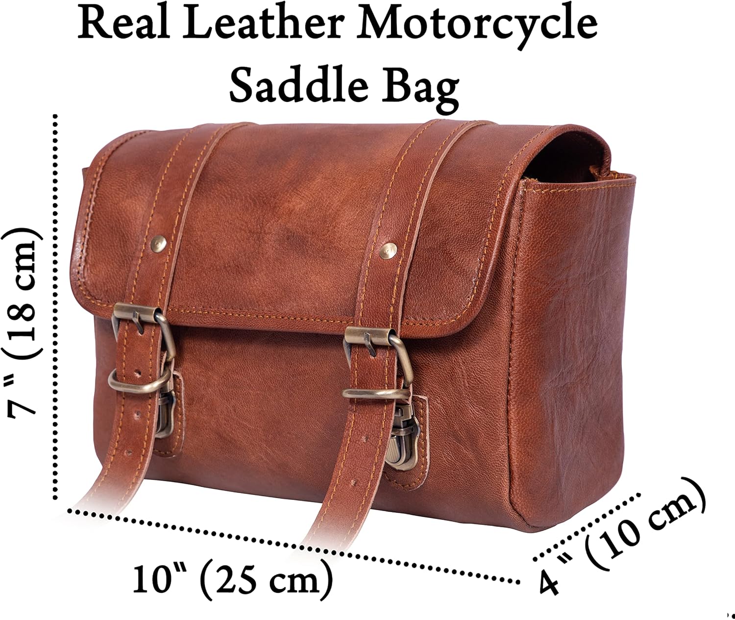 Leather Motorcycle Handlebar Bag